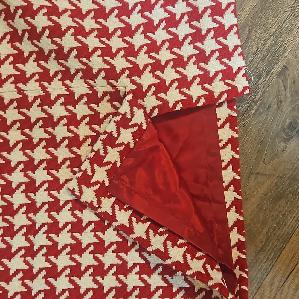 👗TALBOTS RED AND WHITE PENCIL SKIRT👗 - Picture 6 of 7